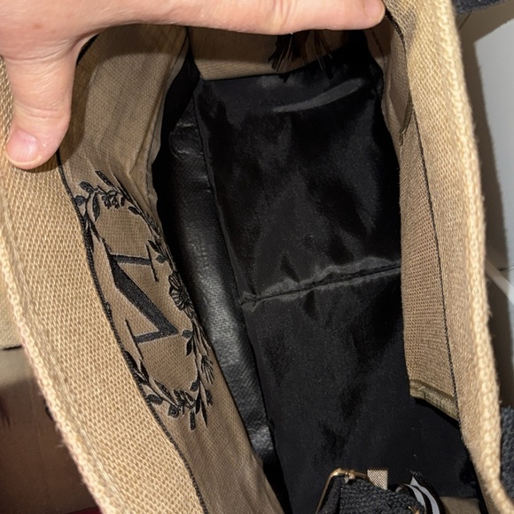 Reduced! Canvas monogram “N” tote bag & accessory bag pair - Picture 6 of 17